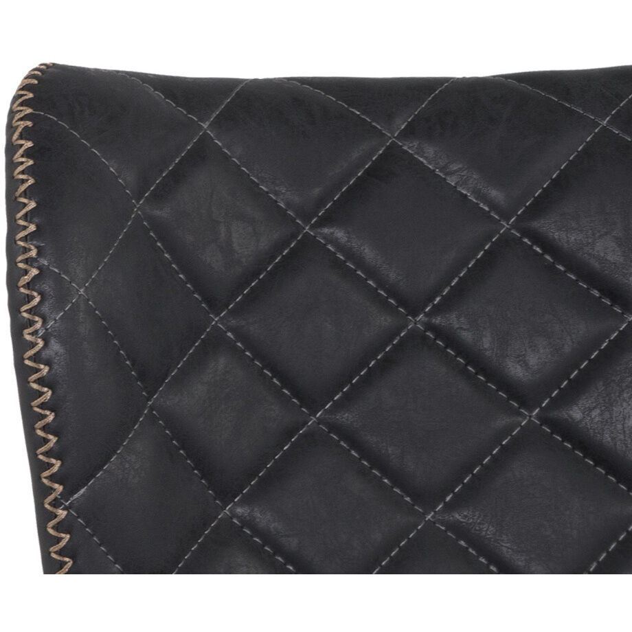 Lyla 41 inch Antique Black Barstool, Set Of 2